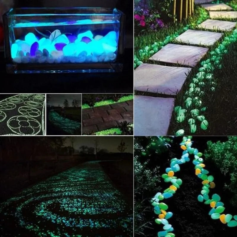 Garden Pebbles Glow Stones Rocks