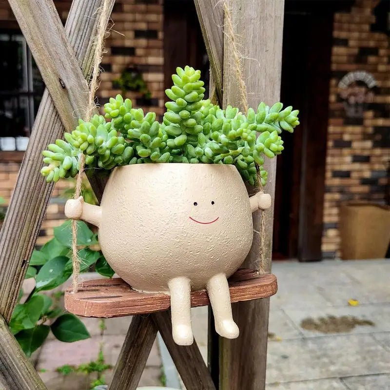 Hanging Head Succulent Planters