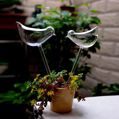 Plant Automatic Self-Watering Glass Bird Watering