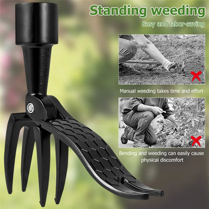 Stand Up Weed Puller Tool