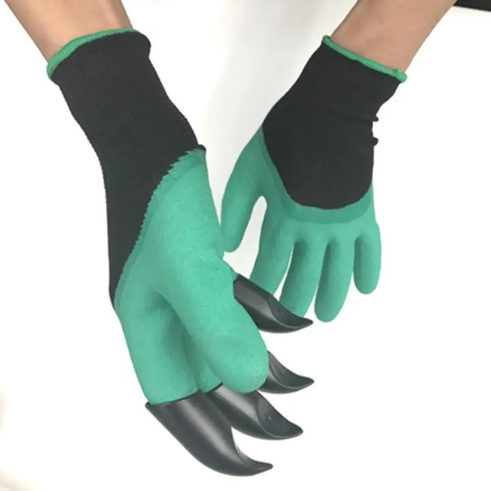 Garden Gloves with Claws for Digging & Planting