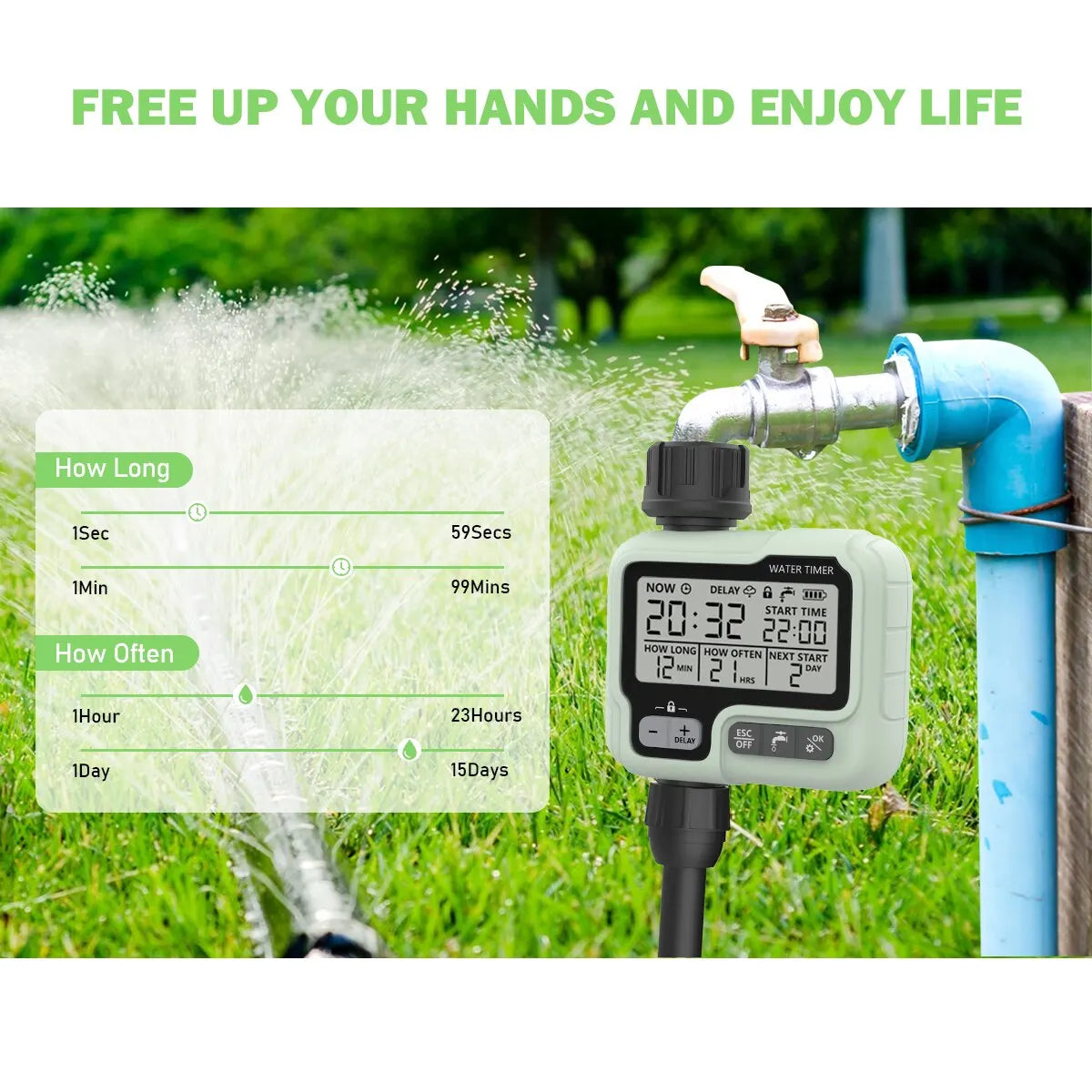 Automatic Water Timer Digital Irrigation Machine