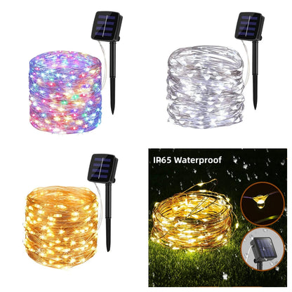 LED Waterproof Solar Lights with Bigger Solar Panel