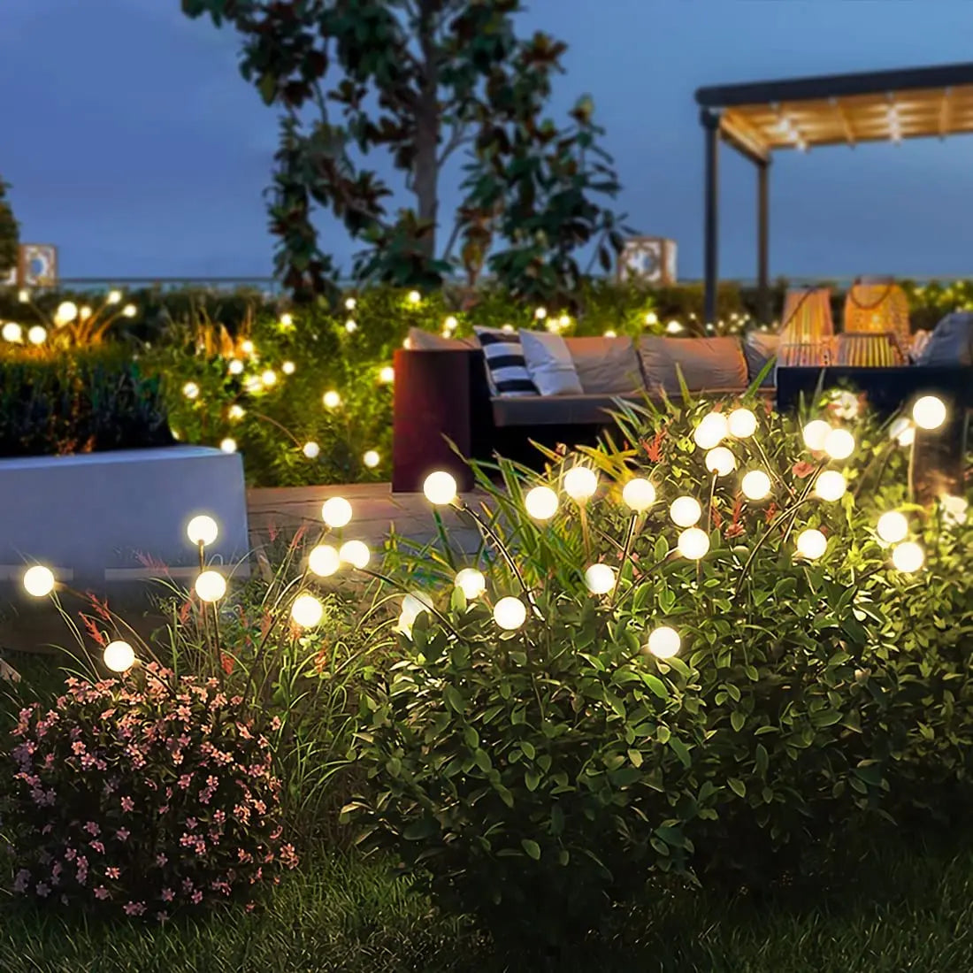 Solar Powered Firefly Lights,